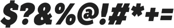 TT Slabs Condensed Black Italic otf (900) Font OTHER CHARS