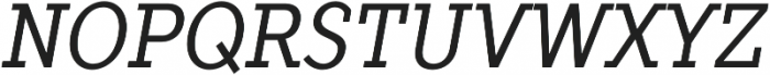 TT Slabs Condensed otf (400) Font UPPERCASE