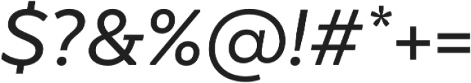 TT Smalls Medium Italic otf (500) Font OTHER CHARS