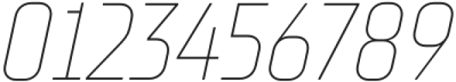 TT Supermolot Neue Condensed Thin Italic otf (100) Font OTHER CHARS