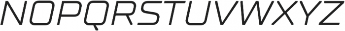 TT Supermolot Neue Expanded Italic otf (400) Font UPPERCASE