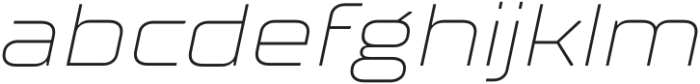 TT Supermolot Neue Extended ExtraLight Italic otf (200) Font LOWERCASE