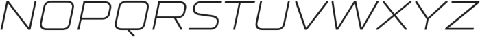 TT Supermolot Neue Extended Light Italic otf (300) Font UPPERCASE