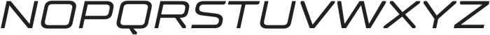 TT Supermolot Neue Extended Medium Italic otf (500) Font UPPERCASE