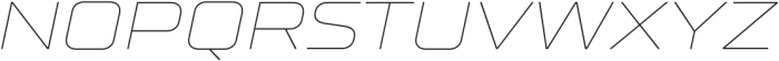 TT Supermolot Neue Extended Thin Italic otf (100) Font UPPERCASE