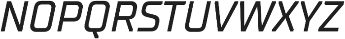 TT Supermolot Neue Medium Italic otf (500) Font UPPERCASE
