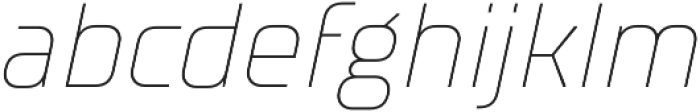 TT Supermolot Neue Thin Italic otf (100) Font LOWERCASE