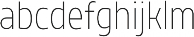 TT Teds ExtraLight otf (200) Font LOWERCASE