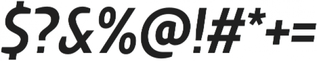 TT Teds Medium Italic otf (500) Font OTHER CHARS