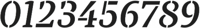 TT Tricks Stencil DemiBold Italic otf (600) Font OTHER CHARS