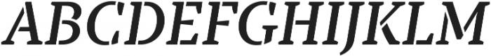 TT Tricks Stencil DemiBold Italic otf (600) Font UPPERCASE