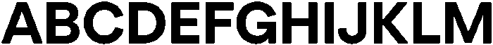 TT Turns Bold otf (700) Font UPPERCASE