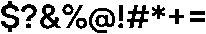 TT Turns DemiBold otf (600) Font OTHER CHARS