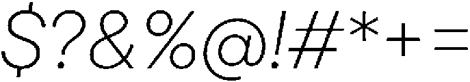 TT Turns ExtraLight Italic otf (200) Font OTHER CHARS