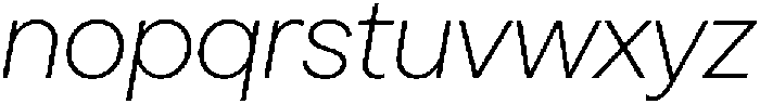 TT Turns ExtraLight Italic otf (200) Font LOWERCASE