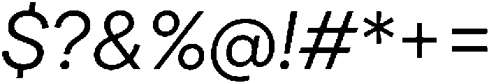 TT Turns Italic otf (400) Font OTHER CHARS