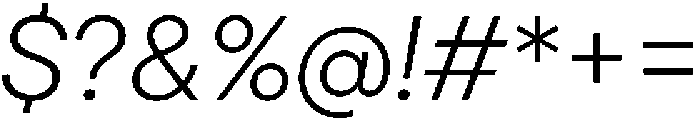TT Turns Light Italic otf (300) Font OTHER CHARS