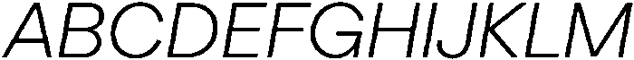 TT Turns Light Italic otf (300) Font UPPERCASE