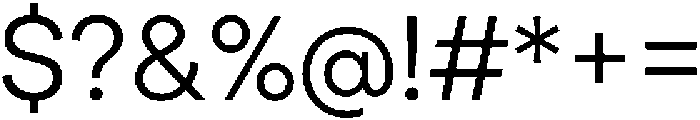 TT Turns Regular otf (400) Font OTHER CHARS