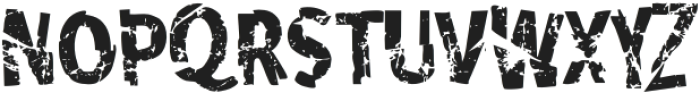 TTMC Broken Destroyed otf (400) Font UPPERCASE