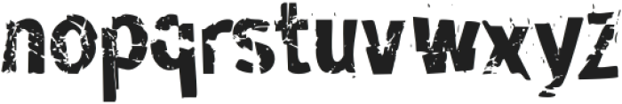 TTMC Broken Destroyed otf (400) Font LOWERCASE