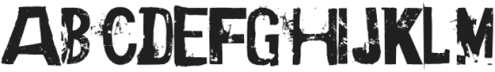 TTMC Imperfect Sans Destroyed otf (400) Font UPPERCASE