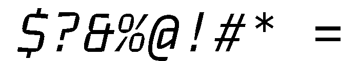 TT Autonomous Mono Trl It Font OTHER CHARS