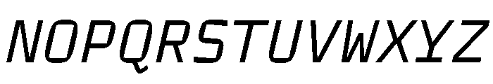TT Autonomous Mono Trl It Font UPPERCASE