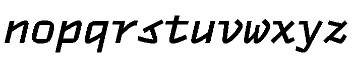 TT Autonomous Mono Trl Medium It Font LOWERCASE