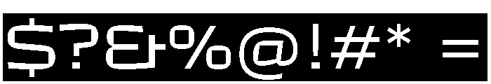 TT Autonomous Reverse Trl Lt Font OTHER CHARS
