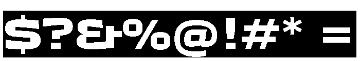 TT Autonomous Reverse Trl XBd Font OTHER CHARS