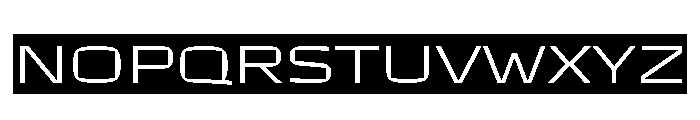 TT Autonomous Reverse Trl XLt Font UPPERCASE