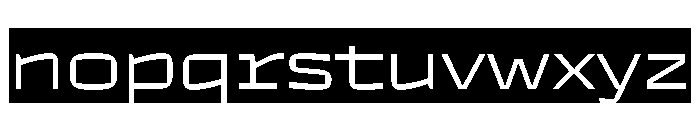 TT Autonomous Reverse Trl XLt Font LOWERCASE