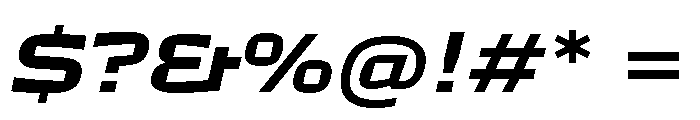 TT Autonomous Trl DemiBold It Font OTHER CHARS