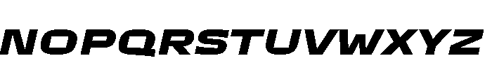 TT Autonomous Trl ExtraBold It Font UPPERCASE