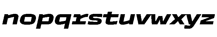 TT Autonomous Trl ExtraBold It Font LOWERCASE