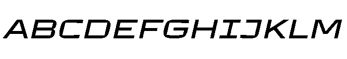 TT Autonomous Trl It Font UPPERCASE