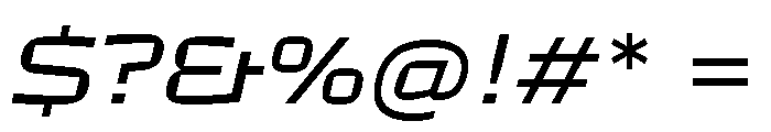 TT Autonomous Trl Light It Font OTHER CHARS