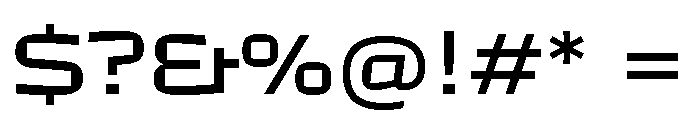 TT Autonomous Trl Regular Font OTHER CHARS