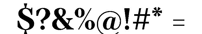 TT Barrels Trl Bold Font OTHER CHARS