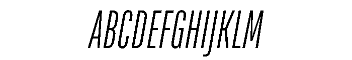 TT Bluescreens Trial Light Italic Font UPPERCASE