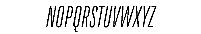 TT Bluescreens Trial Light Italic Font UPPERCASE