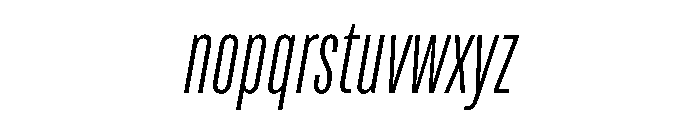 TT Bluescreens Trial Light Italic Font LOWERCASE