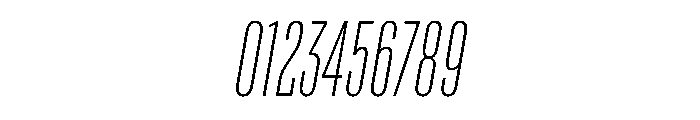 TT Bluescreens Trial Thin Italic Font OTHER CHARS