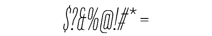 TT Bluescreens Trial Thin Italic Font OTHER CHARS