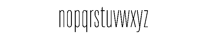 TT Bluescreens Trial Thin Font LOWERCASE