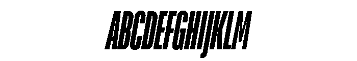 TT Bluescreens Trl Cnd Bd It Font UPPERCASE