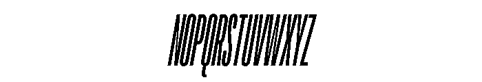 TT Bluescreens Trl Cnd It Font UPPERCASE