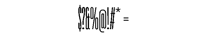 TT Bluescreens Trl Cnd Lt Font OTHER CHARS