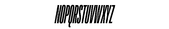 TT Bluescreens Trl Cnd Md It Font UPPERCASE